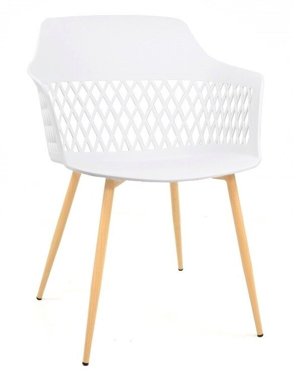 Sill�n GIBRALFARO, metal, polipropileno blanco Sill�n GIBRALFARO, metal, polipropileno blanco