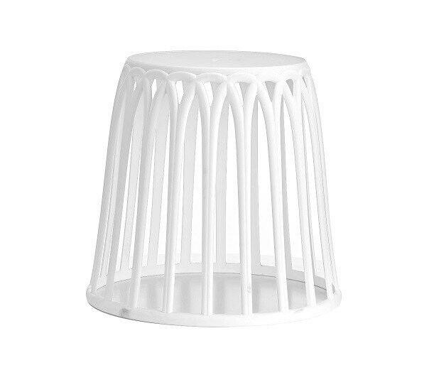 Mesa NEPTUNO, baja, polipropileno blanco
