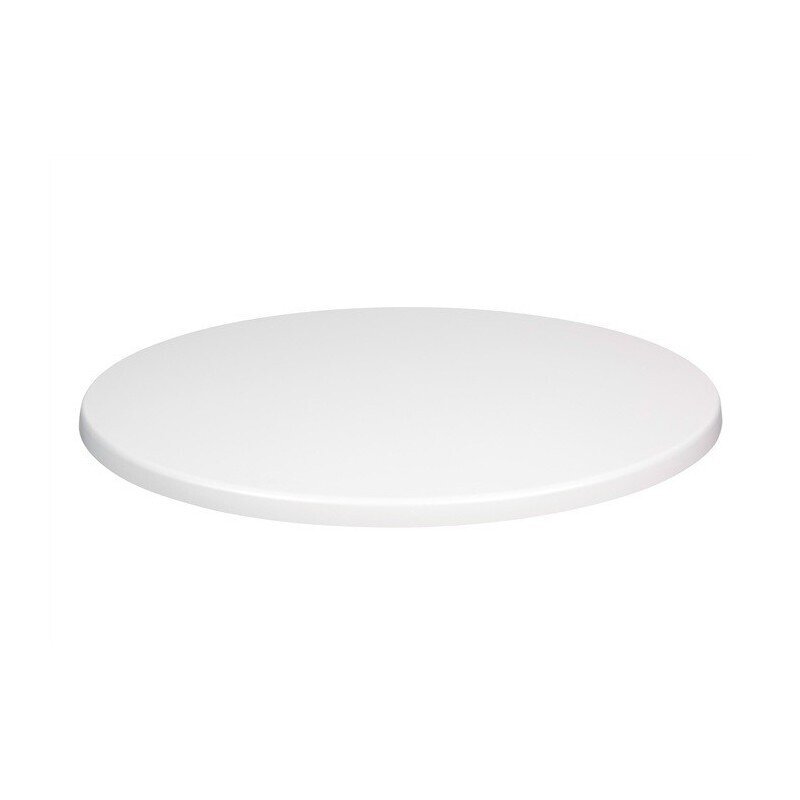 Tablero de mesa Werzalit-SM, BLANCO 01, 80 cms de di�metro*.