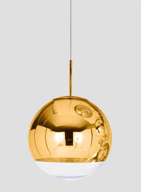 L�mpara KARIM, colgante, cristal, dorado - transparente, 30 cms de di�metro