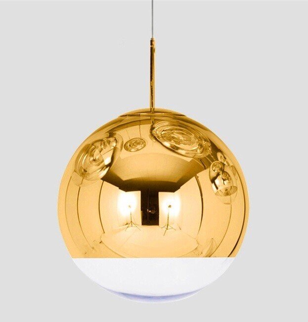 L�mpara KARIM, colgante, cristal, dorado - transparente, 40 cms de di�metro