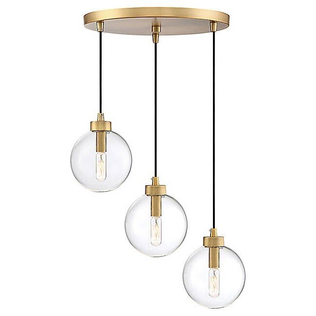 L�mpara ALGOL, colgante, metal, cristal, 3 luces L�mpara ALGOL, colgante, metal, cristal, 3 luces