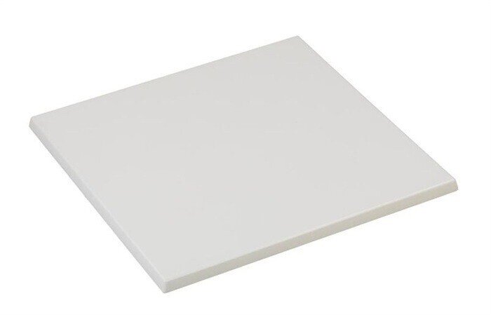 Tablero de mesa Werzalit Alemania, BLANCO 01, 80 x 80 cms*