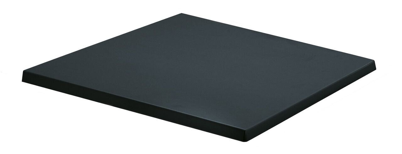 Tablero de mesa Werzalit SM, NEGRO 55, 80 x 80 cms*