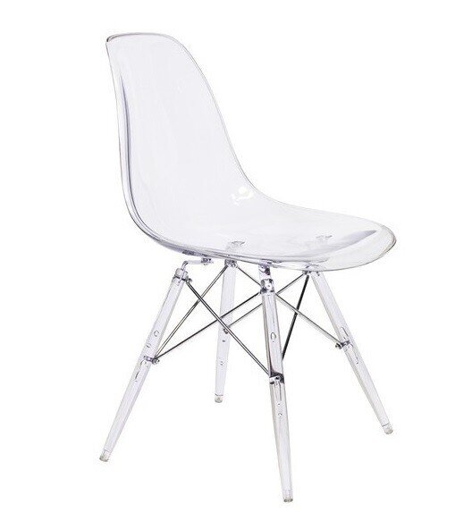 Silla TOWER PCTR, policarbonato transparente