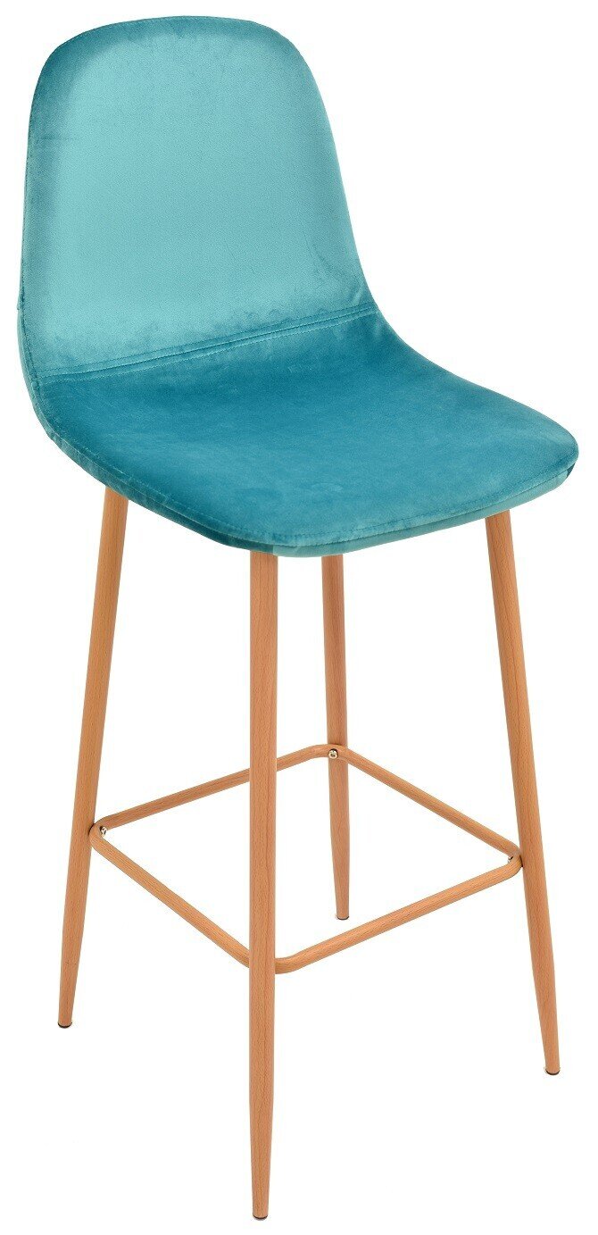 Taburete EPOQUE, metal, terciopelo turquesa Taburete EPOQUE, metal, terciopelo turquesa