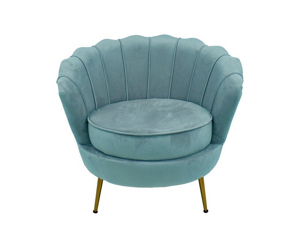 Sill�n ROSMARI, tapizado velvet  turquesa