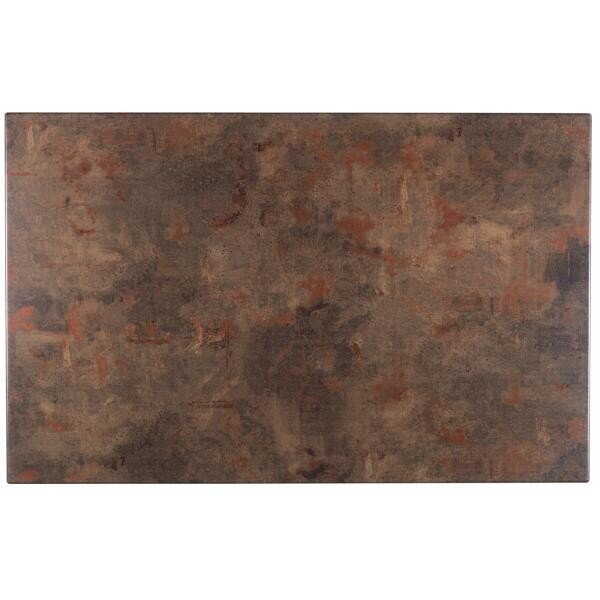 Tablero de mesa Werzalit-Sm, MARR�N �XIDO 223, 120 x 80 cms*