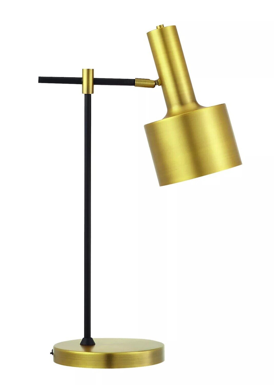 L�mpara MATSU, sobremesa, metal, dorada