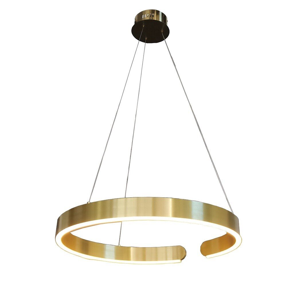 L�mpara HESTIA, colgante, aluminio, dorada, led