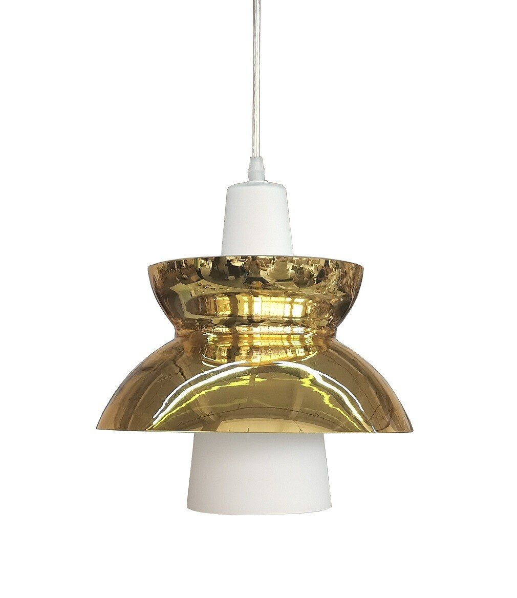 L�mpara J�PITER, colgante, metal, dorada