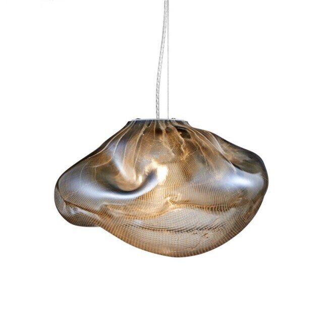 L�mpara SATURNO, colgante, tulipa �mbar L�mpara SATURNO, colgante, tulipa �mbar