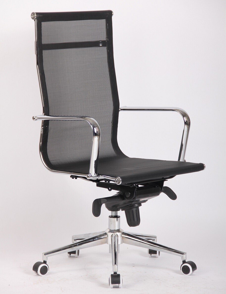 Sill�n de oficina NEVADA NEW, alto, malla negra