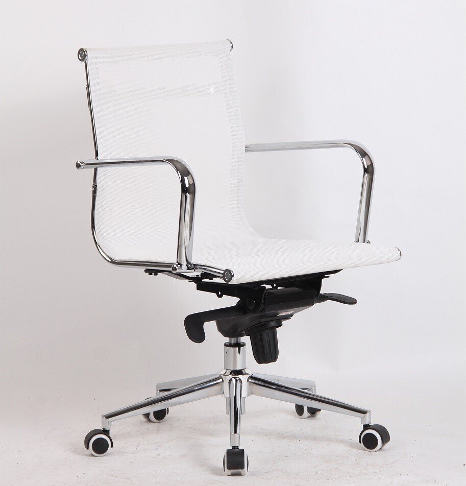 Sill�n de oficina NEVADA NEW, giratorio, malla blanca