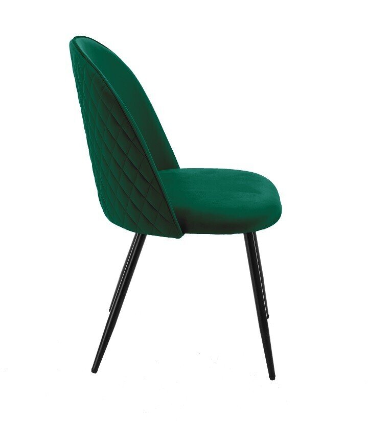 Silla MAGDA, metal, tapizado velvet verde Silla MAGDA, metal, tapizado velvet verde