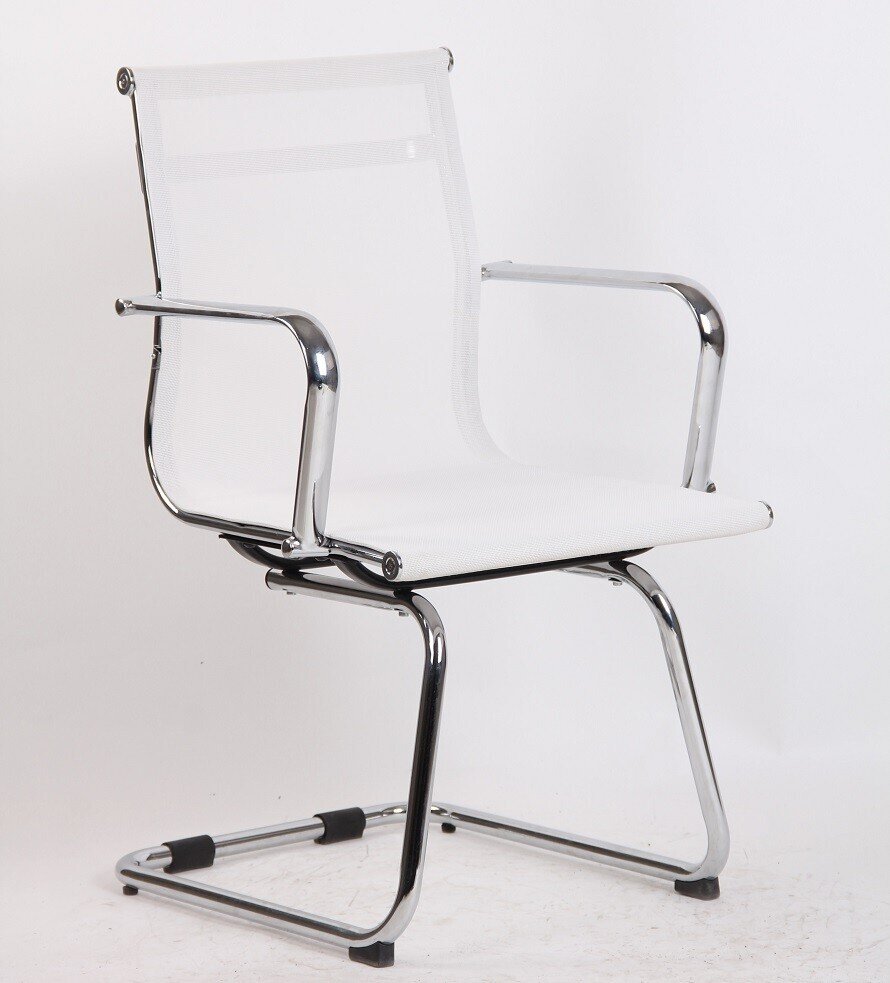 Sill�n de oficina NEVADA NEW, fijo, malla blanca