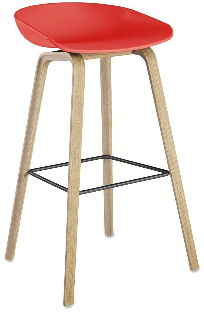 Taburete DANTE NEW, metal, polipropileno rojo Taburete DANTE NEW, metal, polipropileno rojo