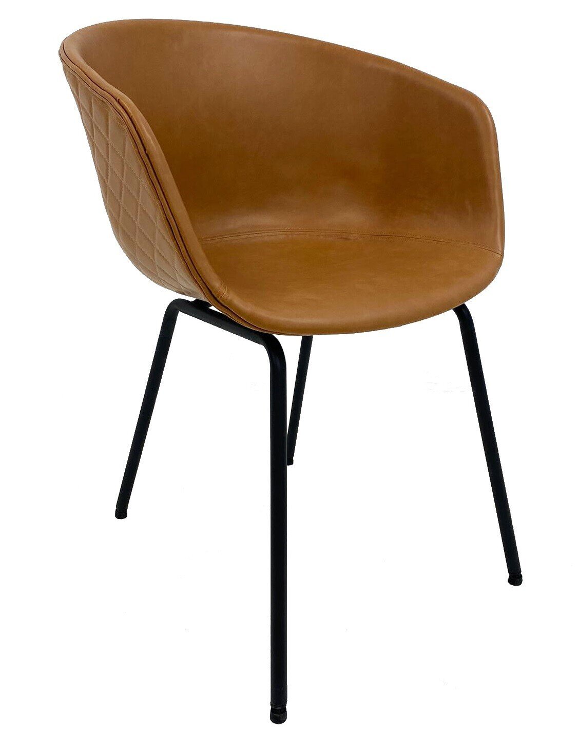 Sill�n MISSOURI, metal, similpiel MARR�N claro