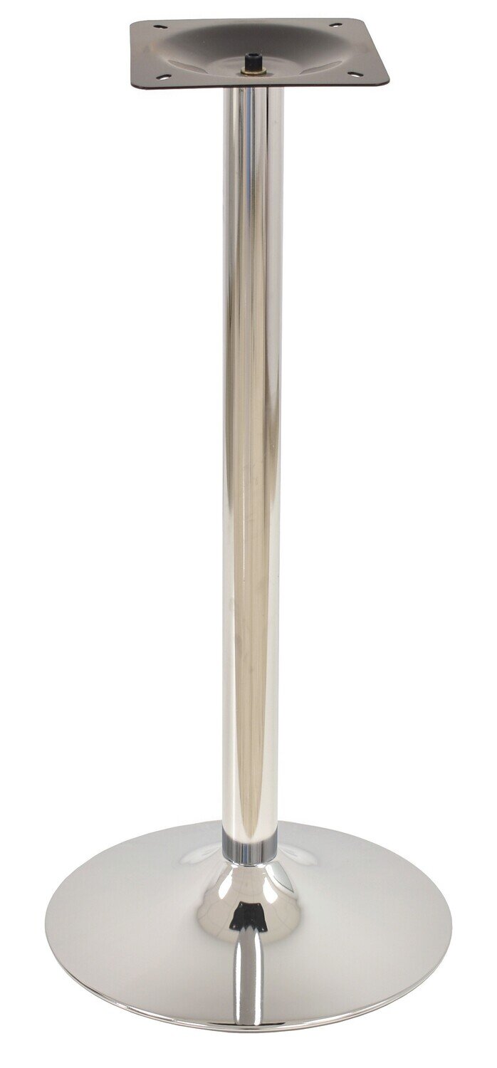Base de mesa CRISS NEW, alta, cromada, base 45 cms di�metro, altura 110 cms