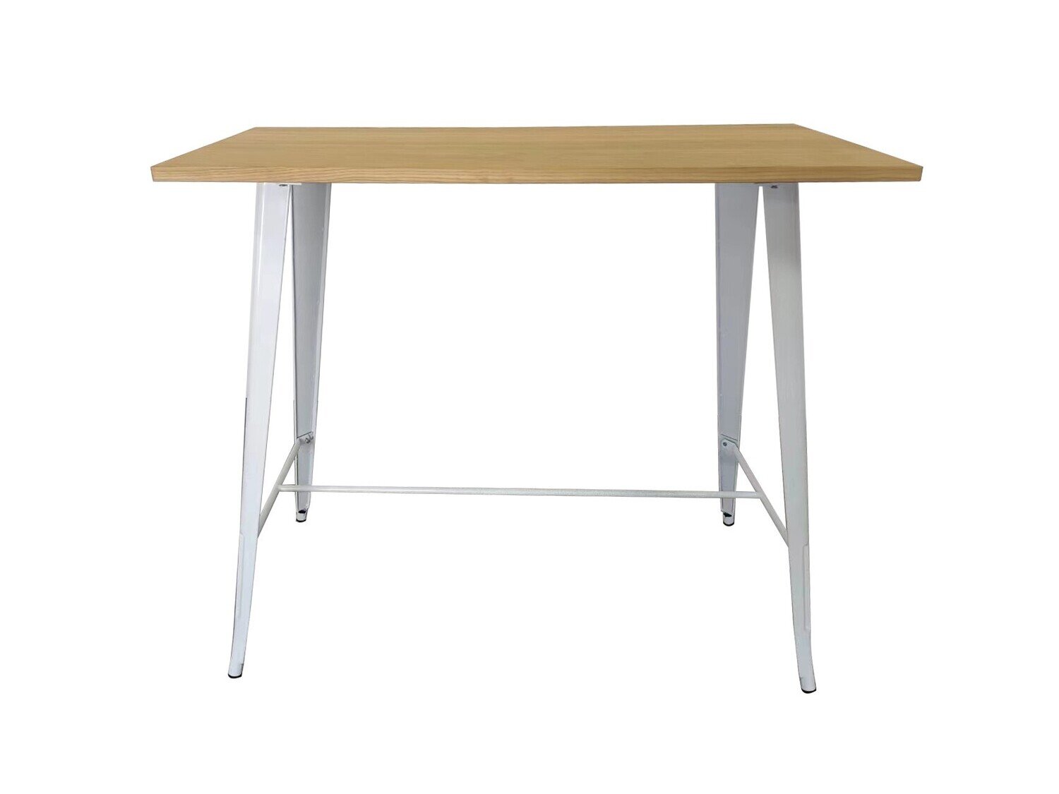 Mesa TOL, alta, acero, blanca, madera, 120x60 cms Mesa TOL, alta, acero, blanca, madera, 120x60 cms