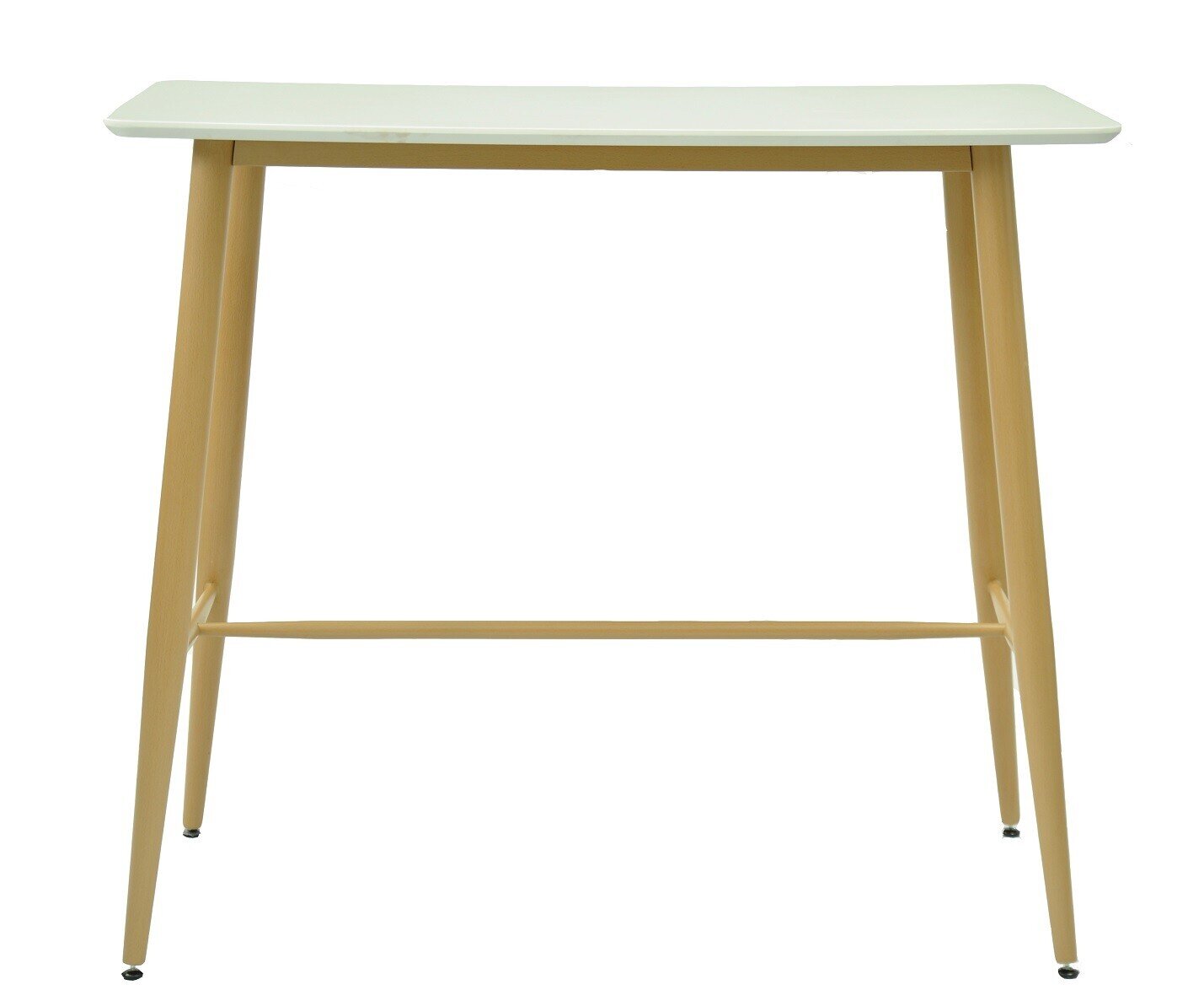 Mesa GOBBI, alta, metal, blanca, 120 x 60 cms