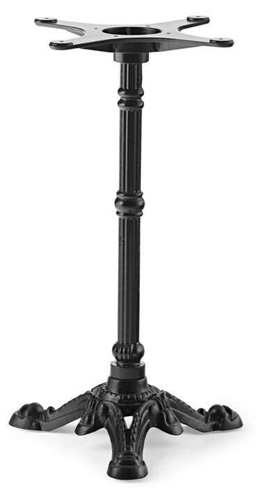 Base de mesa BRISTOL, fundici�n, 3 pies, negra, altura 72 cms
