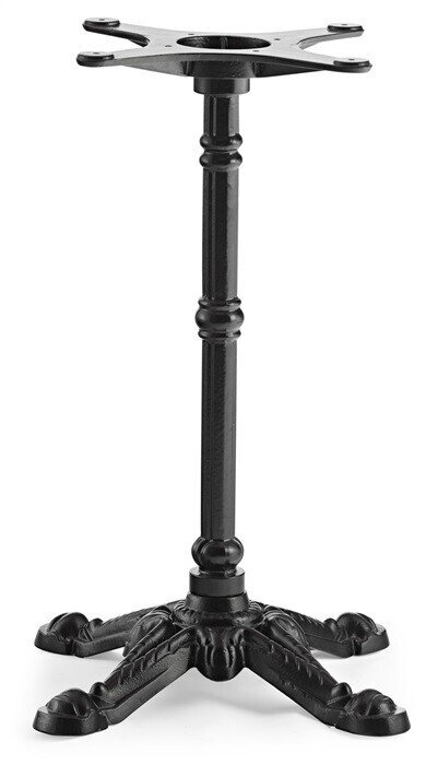 Base de mesa BRISTOL, fundici�n, 4 pies, negra, altura 72 cms Base de mesa BRISTOL, fundici�n, 4 pies, negra, altura 72 cms