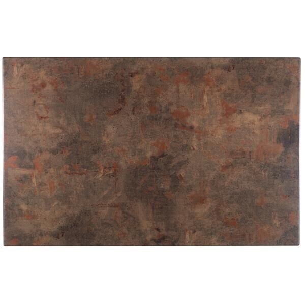 Tablero de mesa Werzalit-Sm, MARR�N �XIDO 223, 110 x 70 cms