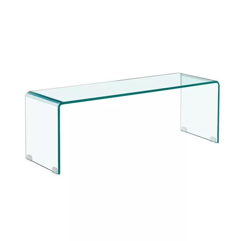 Mesa TV DELTA, cristal curvado, 100 x 33 cms Mesa TV DELTA, cristal curvado, 100 x 33 cms