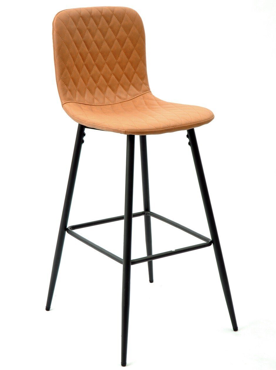 Taburete PITT, metal, tapizado tejido t�cnico 7 naranja