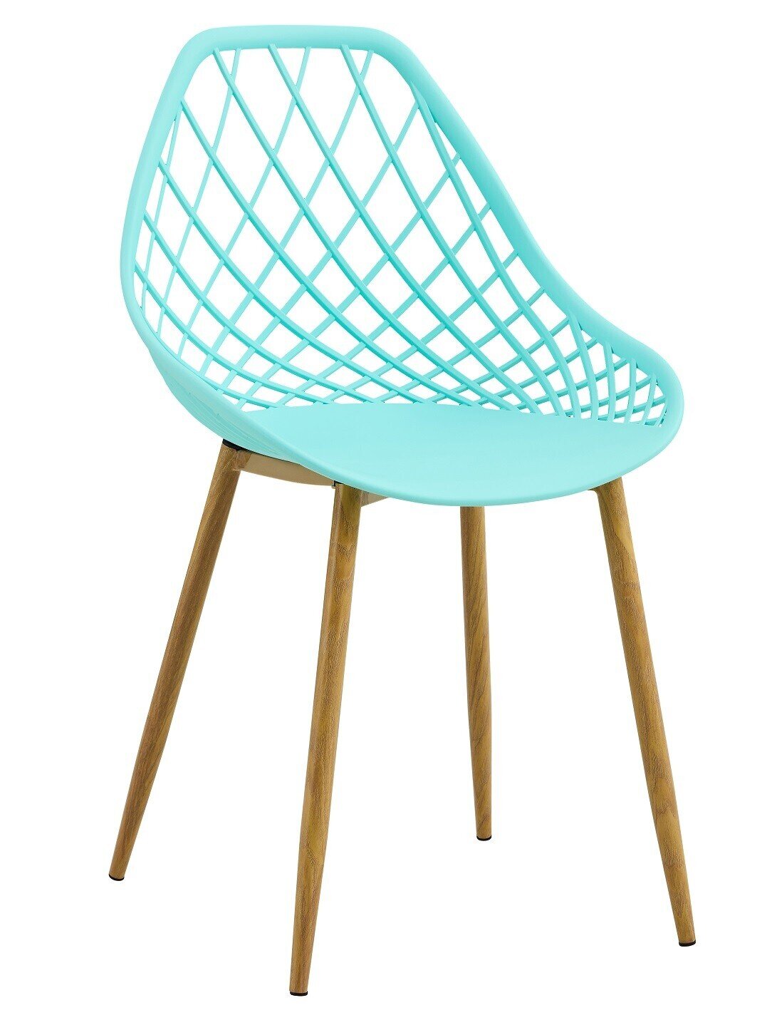 Silla STRAUSS, metal, polipropileno verde pastel Silla STRAUSS, metal, polipropileno verde pastel