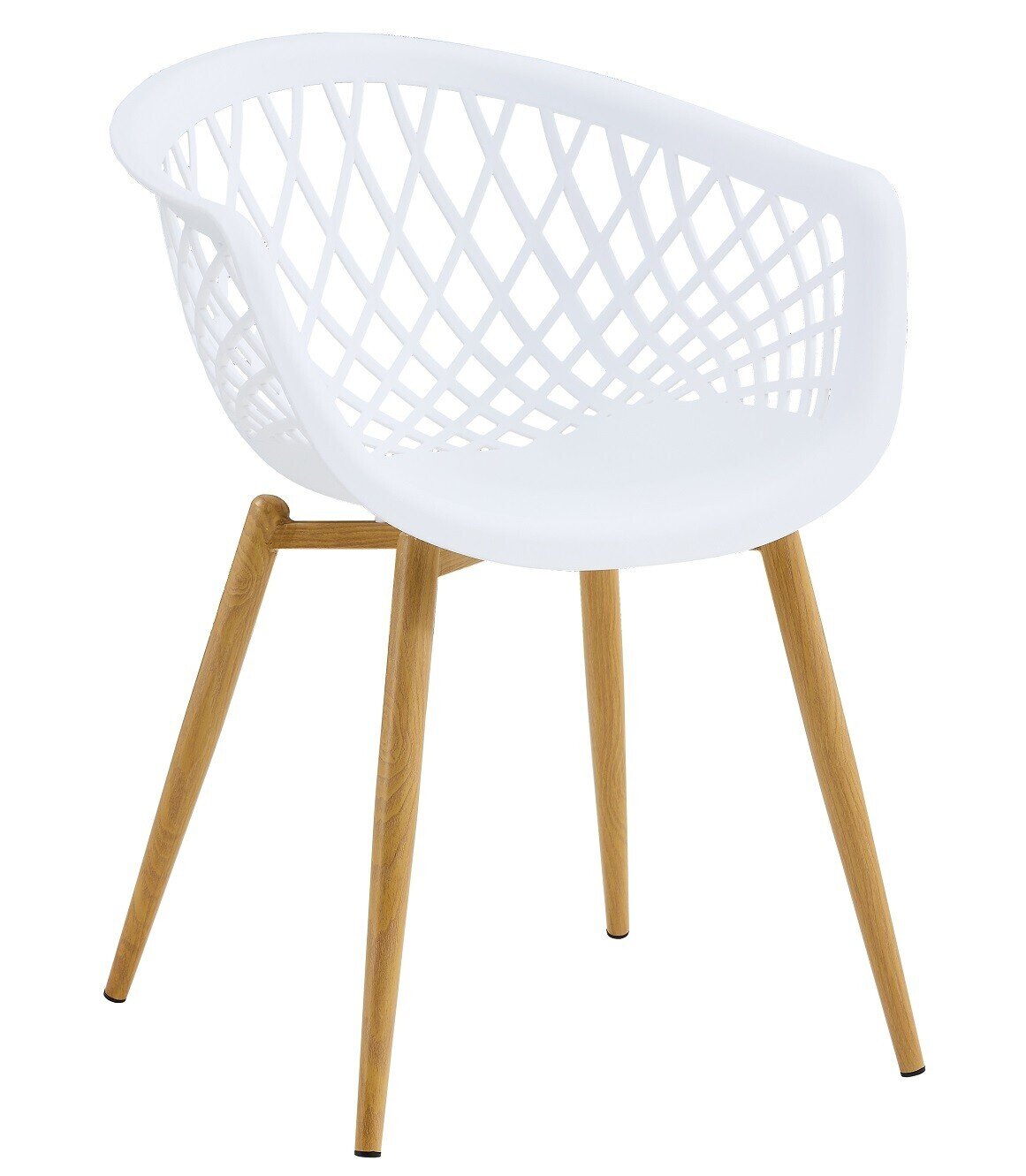 Sill�n STRAUSS, metal, polipropileno blanco Sill�n STRAUSS, metal, polipropileno blanco