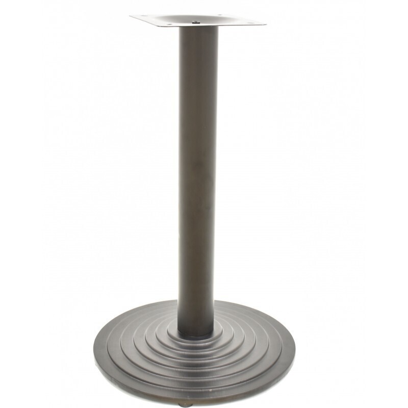 Mesa EBRO, negra, base de 72 cms y tapa de 70x70 cms. Color a elegir, Tableros de 70x70 cms: SMARTLINE - DESIGNLINE 9032