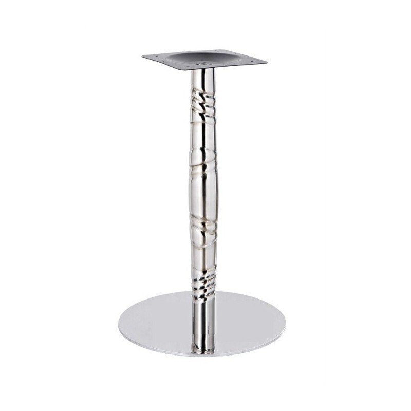 Mesa LUXOR, acero inox., tapa de 60 cms. Color a elegir, Tableros de 60 cms: WERZALIT ALEMANIA - BABYLON 213