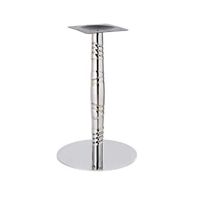 Mesa LUXOR, acero inox., tapa de 70 cms. Color a elegir, Tableros de 70 cms: TOPALIT - HAYA 19
