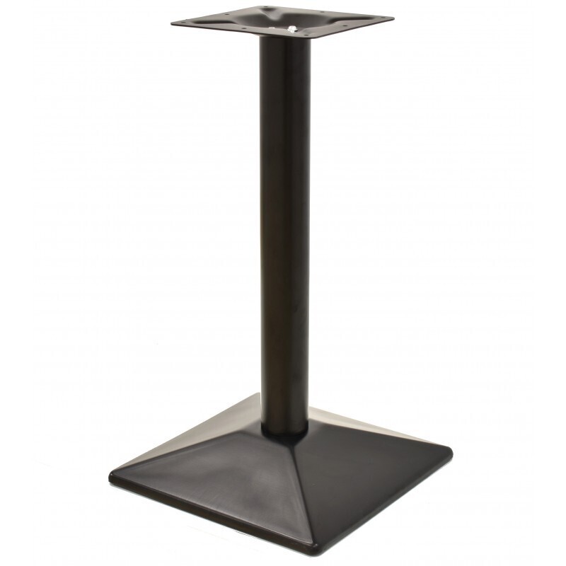 Mesa SOHO, negra, base de 72 cms y tapa de 60 cms. Color a elegir, Tableros de 60 cms: WERZALIT SM - CITY-029