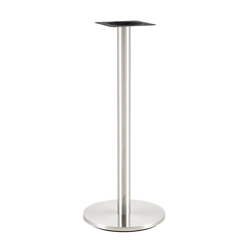 Mesa BENAGIL, alta, acero inoxidable, base de 110 cms y tapa 60 cms. Color a elegir, Tableros de 60 cms: WERZALIT SM - CITY-029