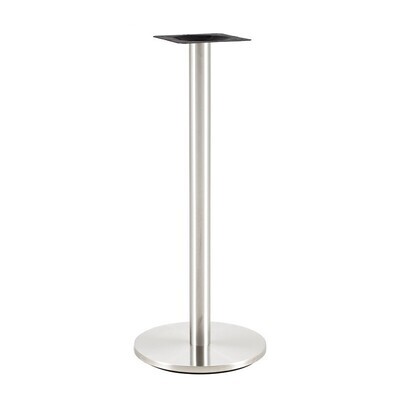 Mesa BENAGIL, alta, acero inoxidable, base de 110 cms y tapa 70 cms. Color a elegir, Tableros de 70 cms: WERZALIT ALEMANIA - PIAZZA 102