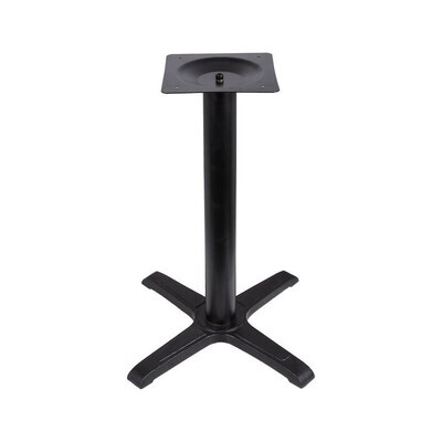 Mesa CARIBE, negra, base de 72 cms y tapa de 70 x 70 cms. Color a elegir, Tableros de 70x70 cms: SMARTLINE - DESIGNLINE 9032