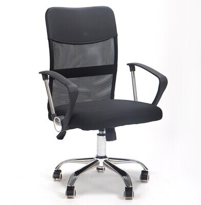 Sill�n de oficina DISCOVER NEW ( M ), malla y tejido mesh negro