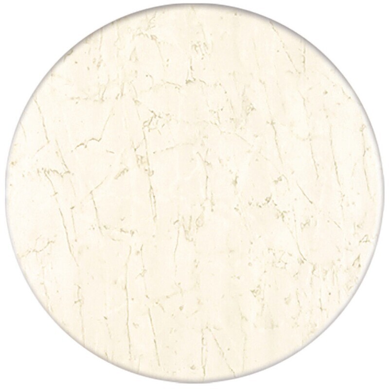 Tablero de mesa Werzalit-Sm, MARMOR BIANCO, 70 cms de di�metro*.