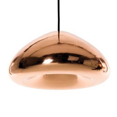L�mpara ALIOTH, colgante, cristal bronce
