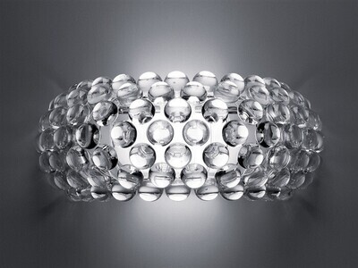 L�mpara ITALICA, aplique, dise�o, acr�lico transparente