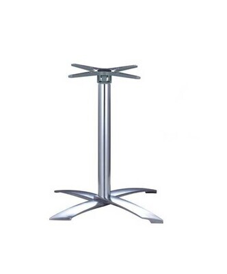 Mesa GATHER, aluminio, abatible, base de 73 cms y tapa 70 cms. Color a elegir, Tableros de 70 cms: WERZALIT ALEMANIA - PIAZZA 102