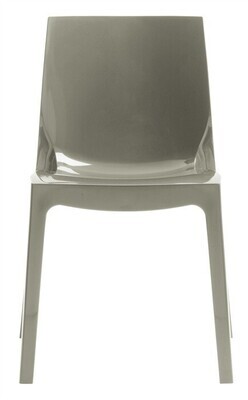 Silla ANTARTIDA, polipropileno, gris perla alto brillo
