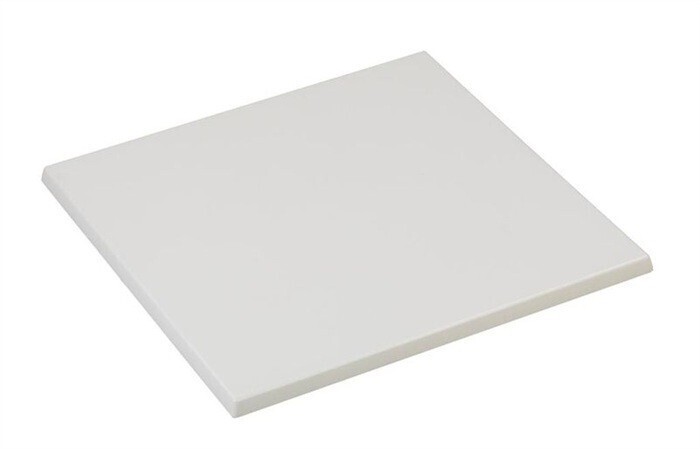 Tablero de mesa Werzalit SM, BLANCO 01, 70 x 70 cms*