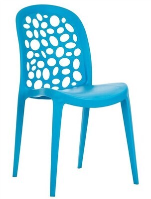 Silla ARASHI, polipropileno azul celeste*