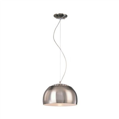 L�mpara ARC, colgante, dise�o, cromado satinado