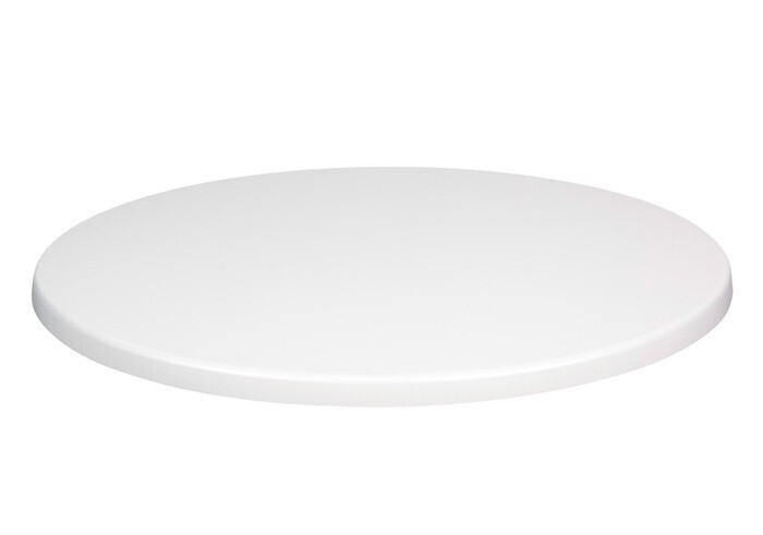 Tablero de mesa Werzalit SM, BLANCO 01, 70 cms de di�metro*.