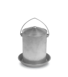 BEBEDERO CHAPA AVES - 7 LTS. (DOBLE PARED)
